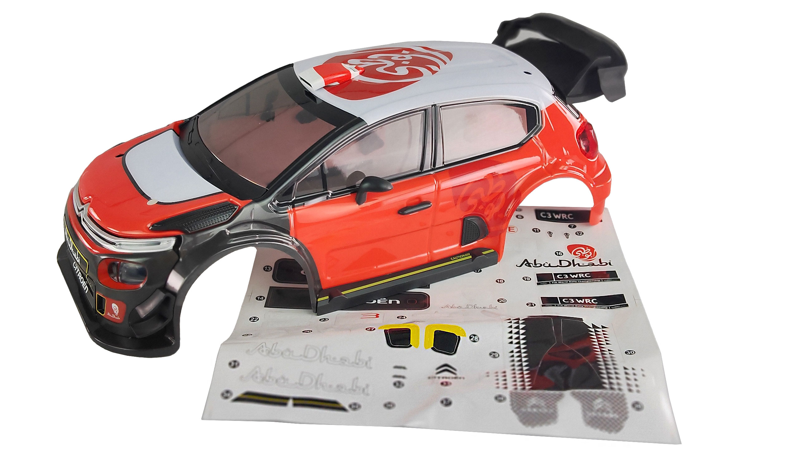 Amewi Karosserie Citroen C3 WRC Hyper Go 140L3