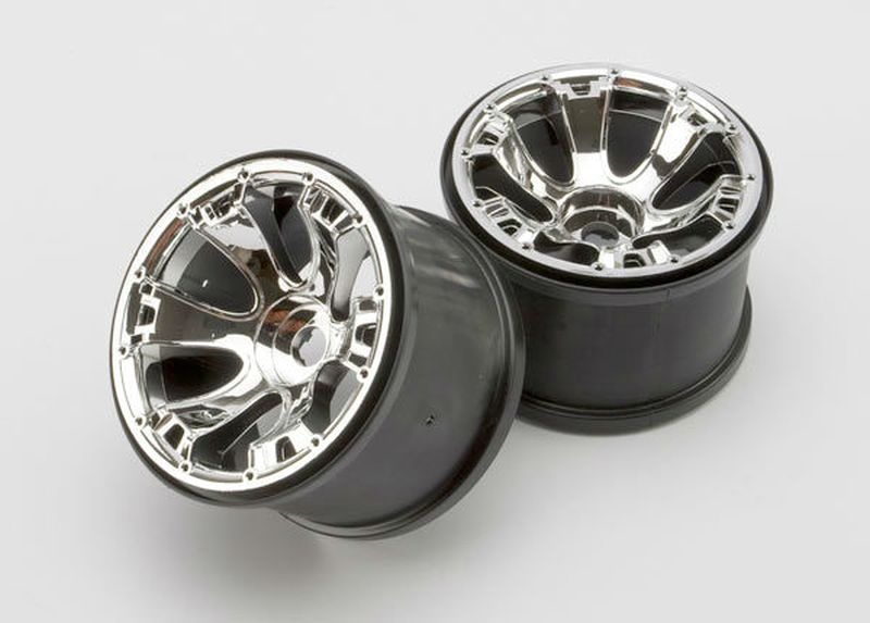 Traxxas Felge Geode 3,8Zoll chrome (2) 5671 - Abbildung 1