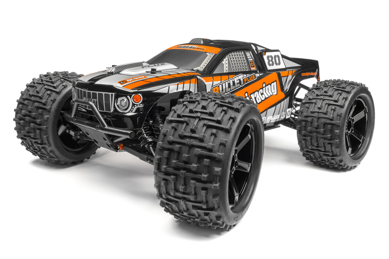 HPI Ausgeschn. & lack. Bullet Flux St Karoserie (sw) m. Dekorb 115509