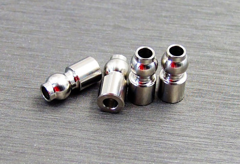 SAMIX Suspension-Ball 5,8mm oben Edelstahl (4) für Axial SCX10-Pro SCX10P-58US