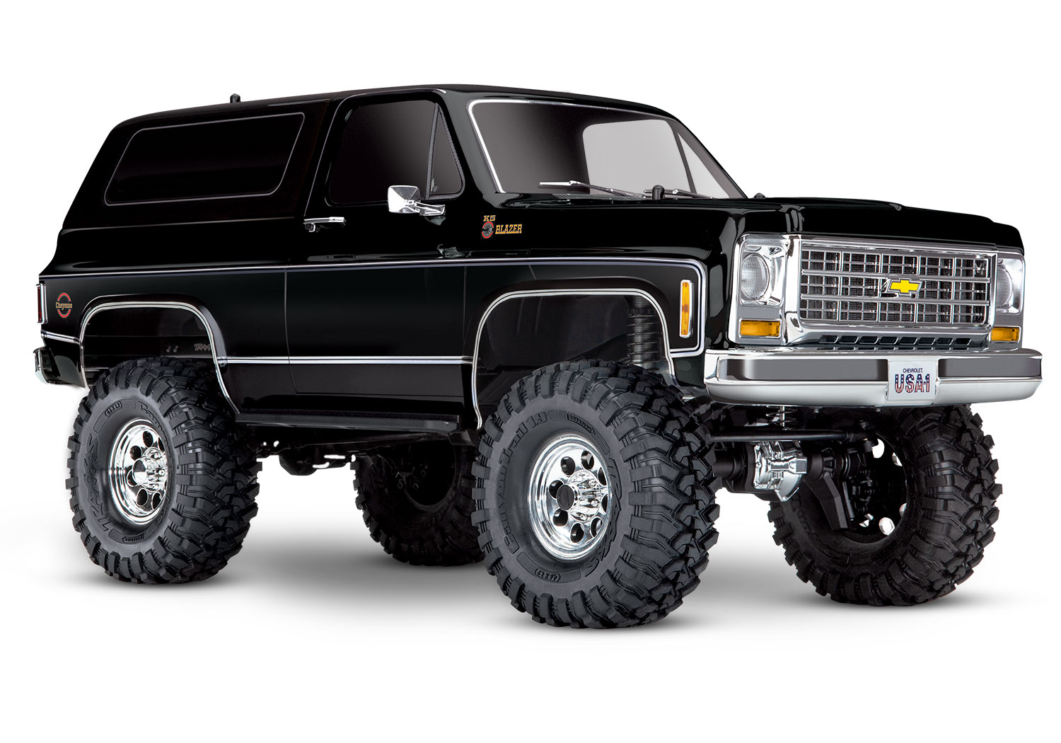 Traxxas TRX-4 Chevy Blazer 4x4 Schwarz Crawler 1/10 4WD Clipless 82276-4 - Abbildung 1