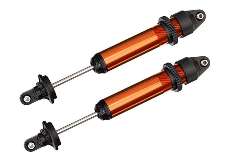Traxxas Dämpfer, GTX, Alu, orange-eloxiert(kpl. montiert ohne Federn 7761T