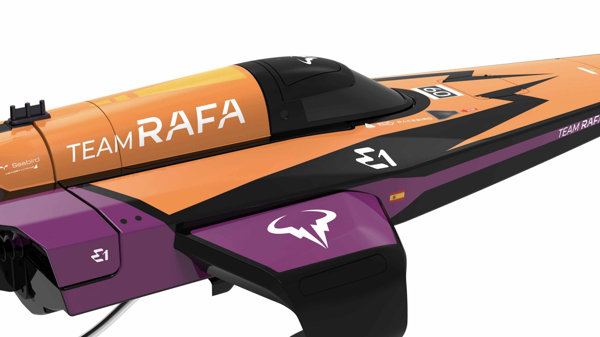 Joysway E1 Racebird Hydrofoil Boat Team Rafa 1/14 Rennboot RTR 8608RAFA - Abbildung 3