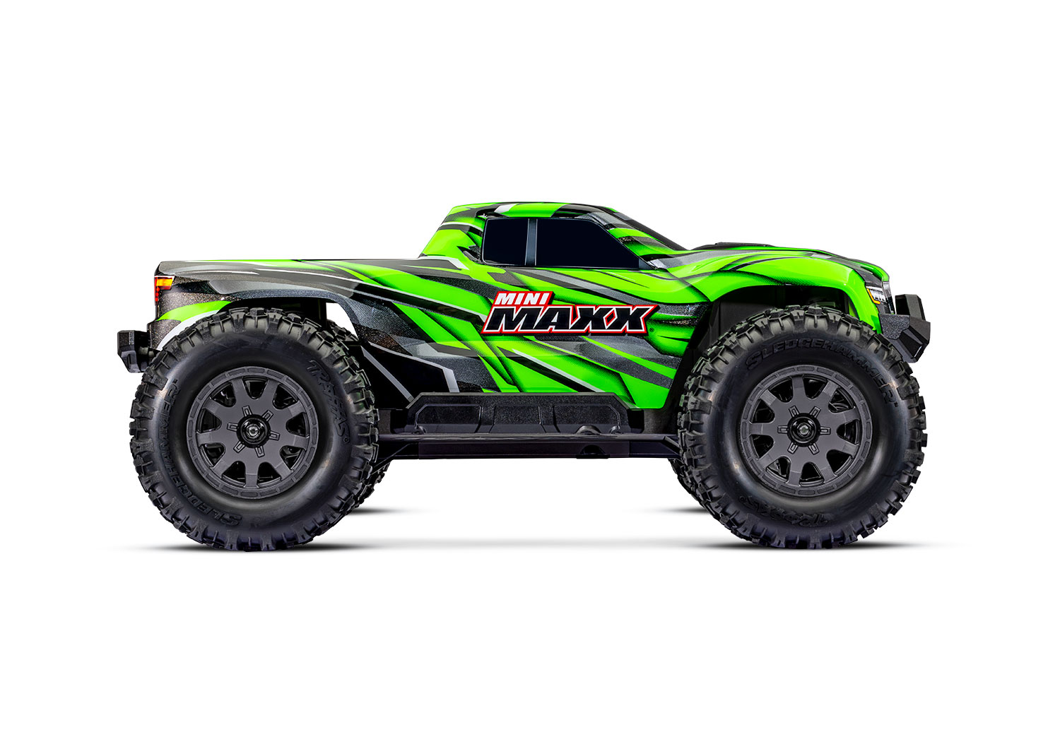 Traxxas MINI-MAXX 4WD BL-2S Brushless Grün, HD-Teile, mit Akku/Lader 107154-1 - Abbildung 3