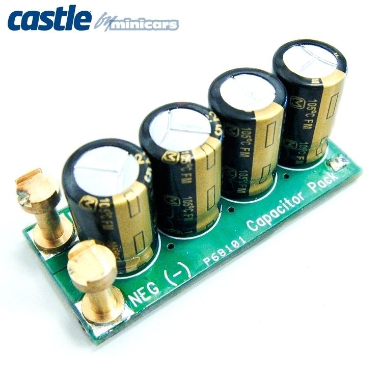 Castle CASTLE CREATIONS CAPACITOR PACK, 12S MAX (50.0V), 1100UF 011-0002-02