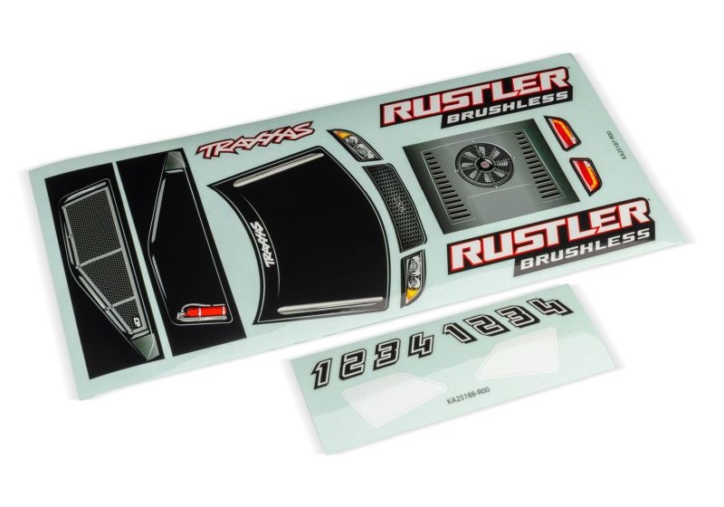 Traxxas Aufkleber Rustler  3781