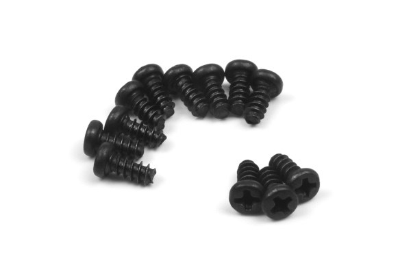 BLACKZON Pan Head Self Tapping Screws 6x6mm (12pcs) 540154