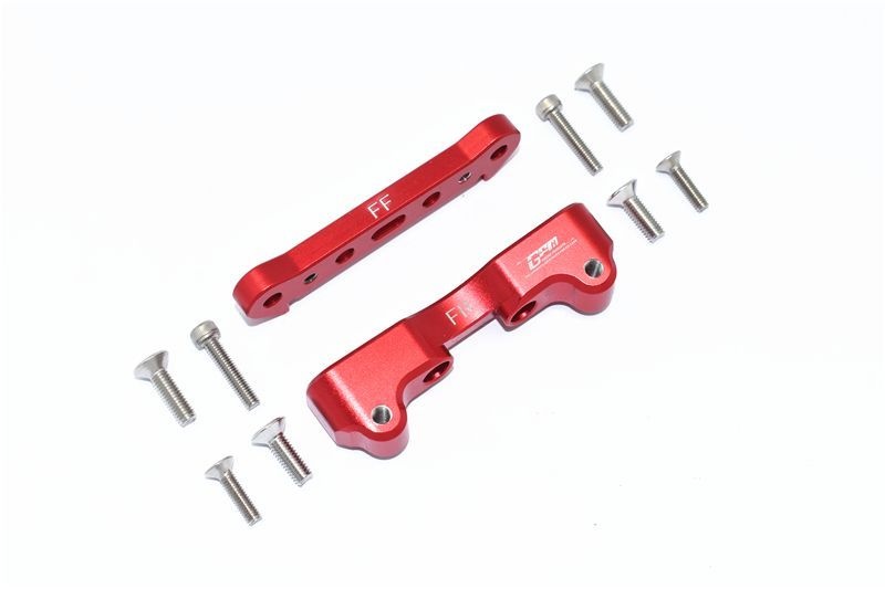 GPM ALUMINUM FRONT LOWER SUSPENSION MOUNT -10PC SET red MAKX008R MAKX008R