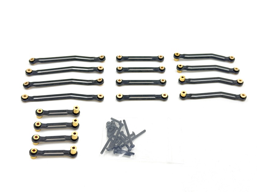 Hobby Plus Aluminum High Clearance Link Set Terranaut (16) 240599