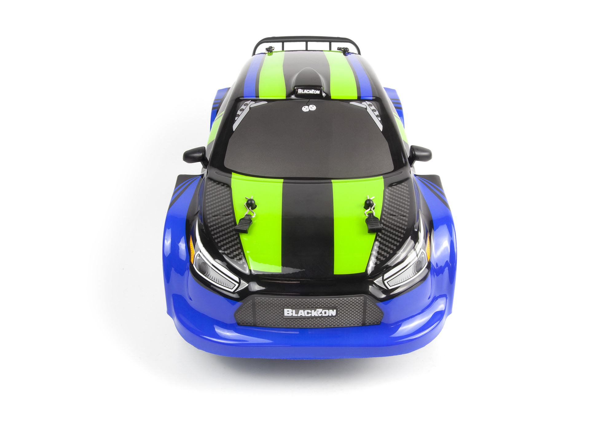 BLACKZON Vyper RX 1/16 4WD Rally Car Blau/Grün 540282 - Abbildung 3