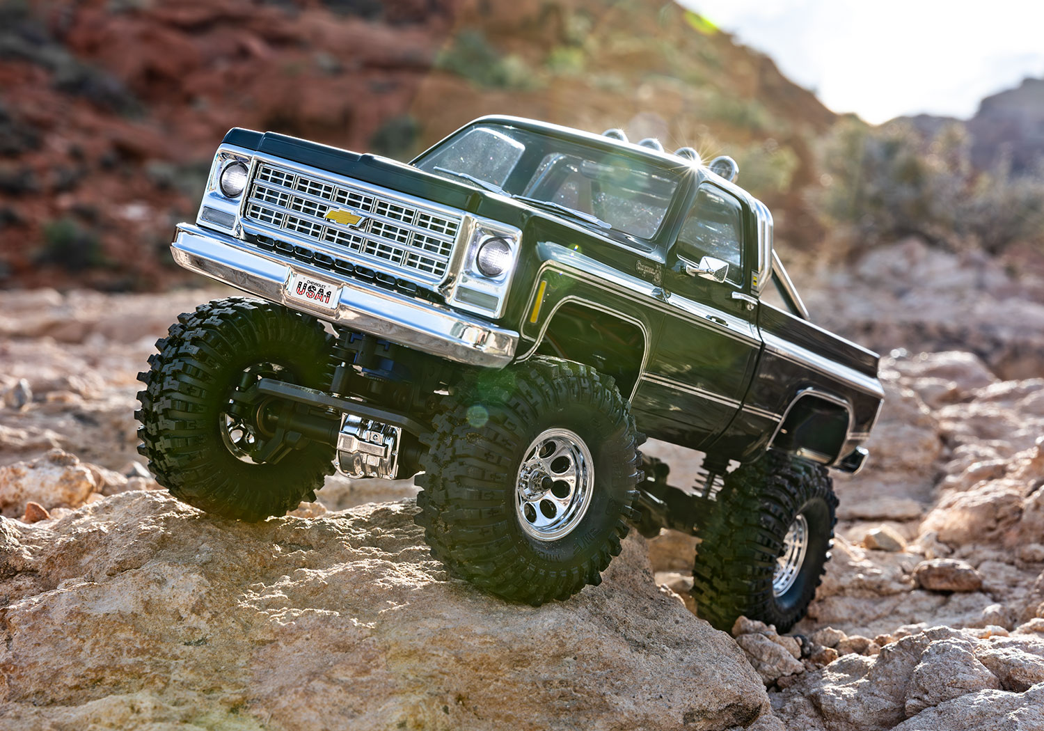 TRAXXAS TRX-4M Chevy K10 4x4 High Trail schwarz 1/18 Crawler RTR 97064-1 - Abbildung 9