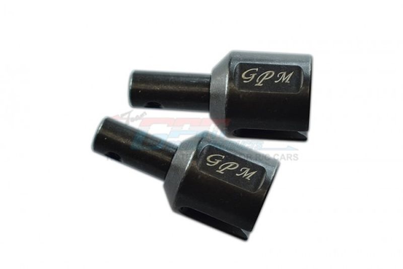 GPM Medium Carbon Stahl Diffmitnehmer v/h schwarz GPM Traxxas Sledge SLE039SBK