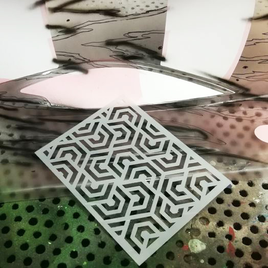 Bittydesign Vinyl stencil - Ipnotic V4 STC-008