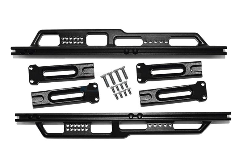 GPM Aluminium Trittbrett schwarz GPM AXIAL SCX6 JEEP JLU WRANGLER SCX6014BK