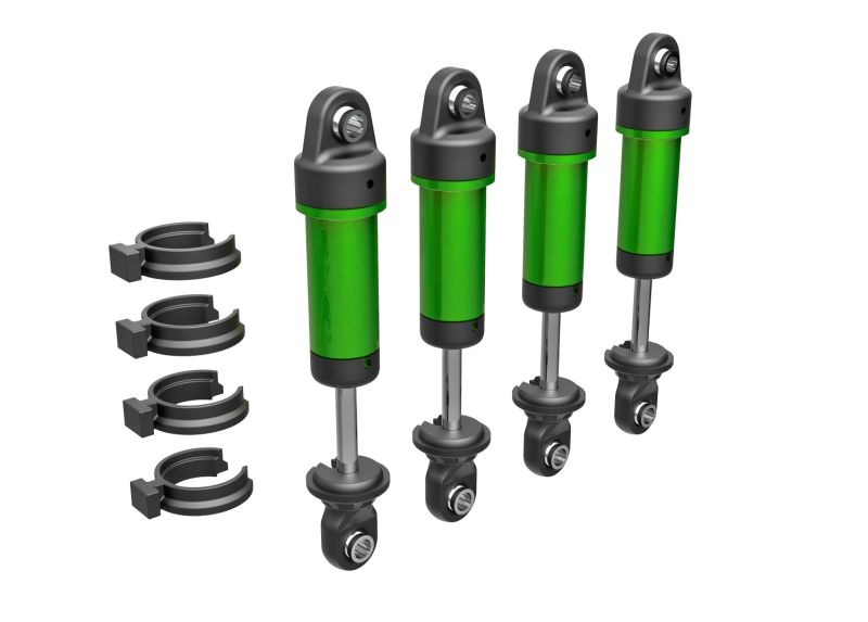 Traxxas GTM Stoßdämpfer, 6061-T6 aluminum Grün eloxiert (ohne Federn) 9764-GRN