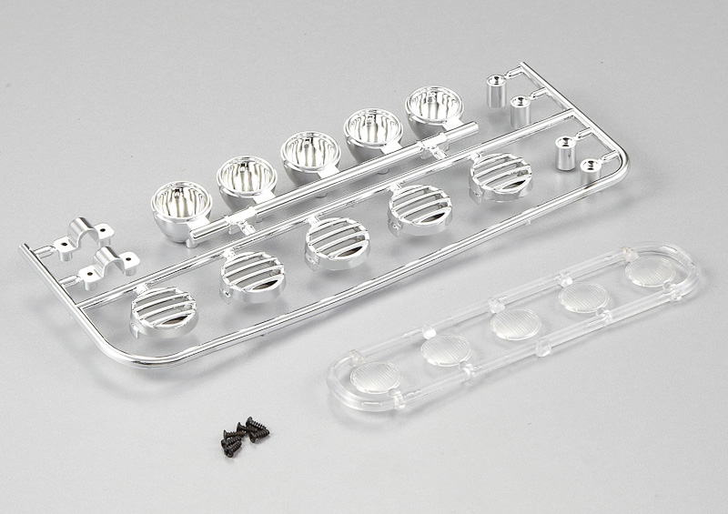 KB48279 Suchscheinwerfer in Reihe montiert Chrome Abdeckung
