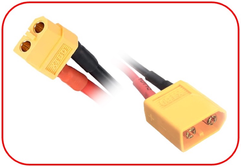 Absima Ladekabel XT60 passend für XT60 15cm 3040052