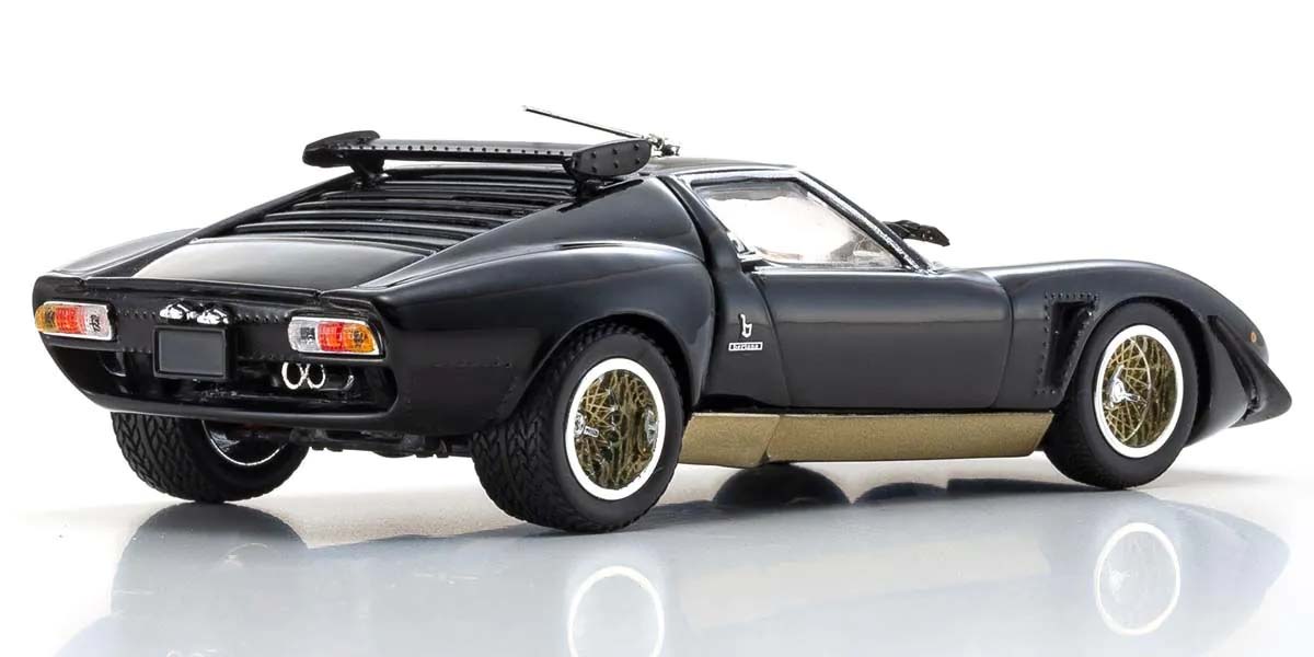 Kyosho 1:43 Lamborghini Miura SVR 1970 Black-Gold 03203BKG - Abbildung 2