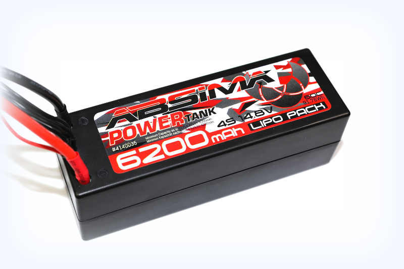 Absima Power Tank LiPo Stick Pack 14.8V 60C 6200 Hardcase (XT90) 4140032 - Abbildung 1