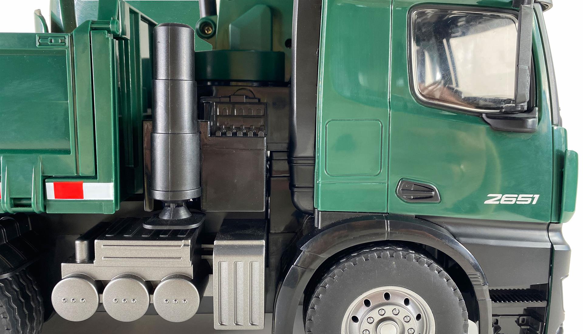 Amewi Mercedes-Benz Arocs Lizenz Kranwagen mit Kipper RTR grün 22568 - Abbildung 5