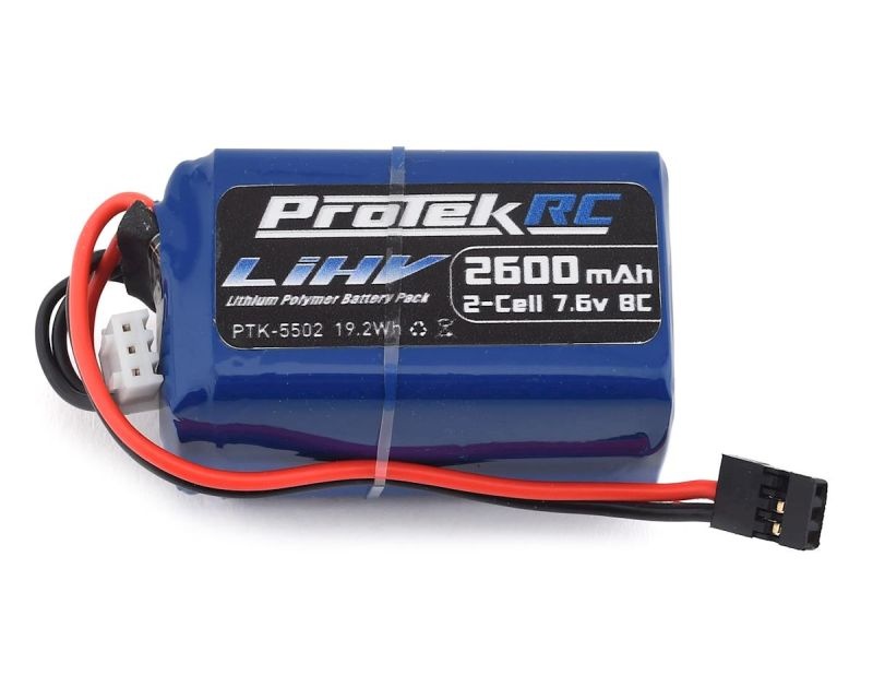 ProTek RC HV LiPo Hump/Short Empfänger Batterie Pack (Kyosho/Tekno) nP (7.6V/2600mAh)