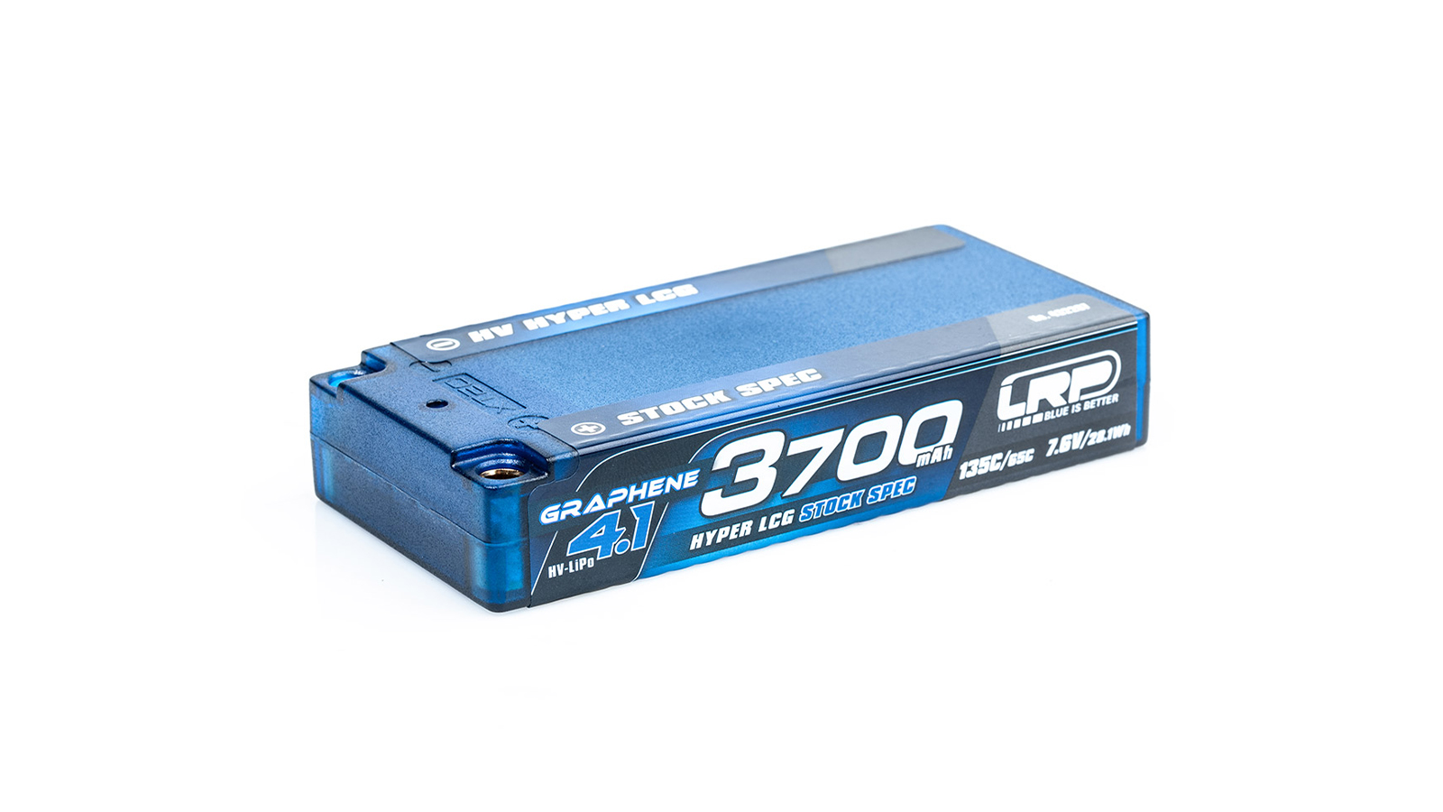 LRP HV Hyper LCG Stock Spec Shorty GRAPHENE-4.1 3700mAh Hardcase Akku 7.6V LiPo 135C / 65C