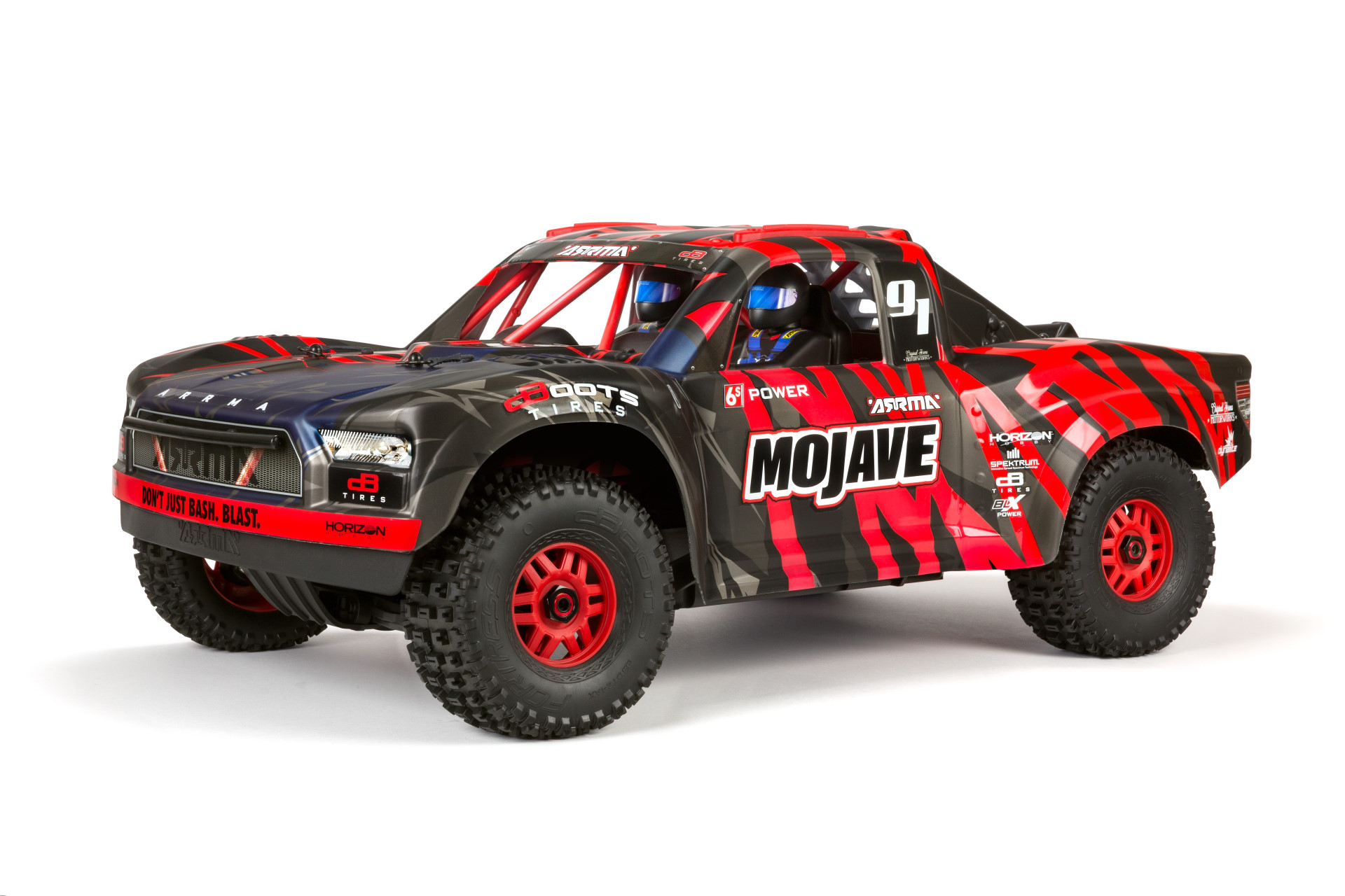 ARRMA 1/7 MOJAVE 6S 4WD BLX Desert Truck RTR Red/Black ARA7604V2 - Abbildung 1