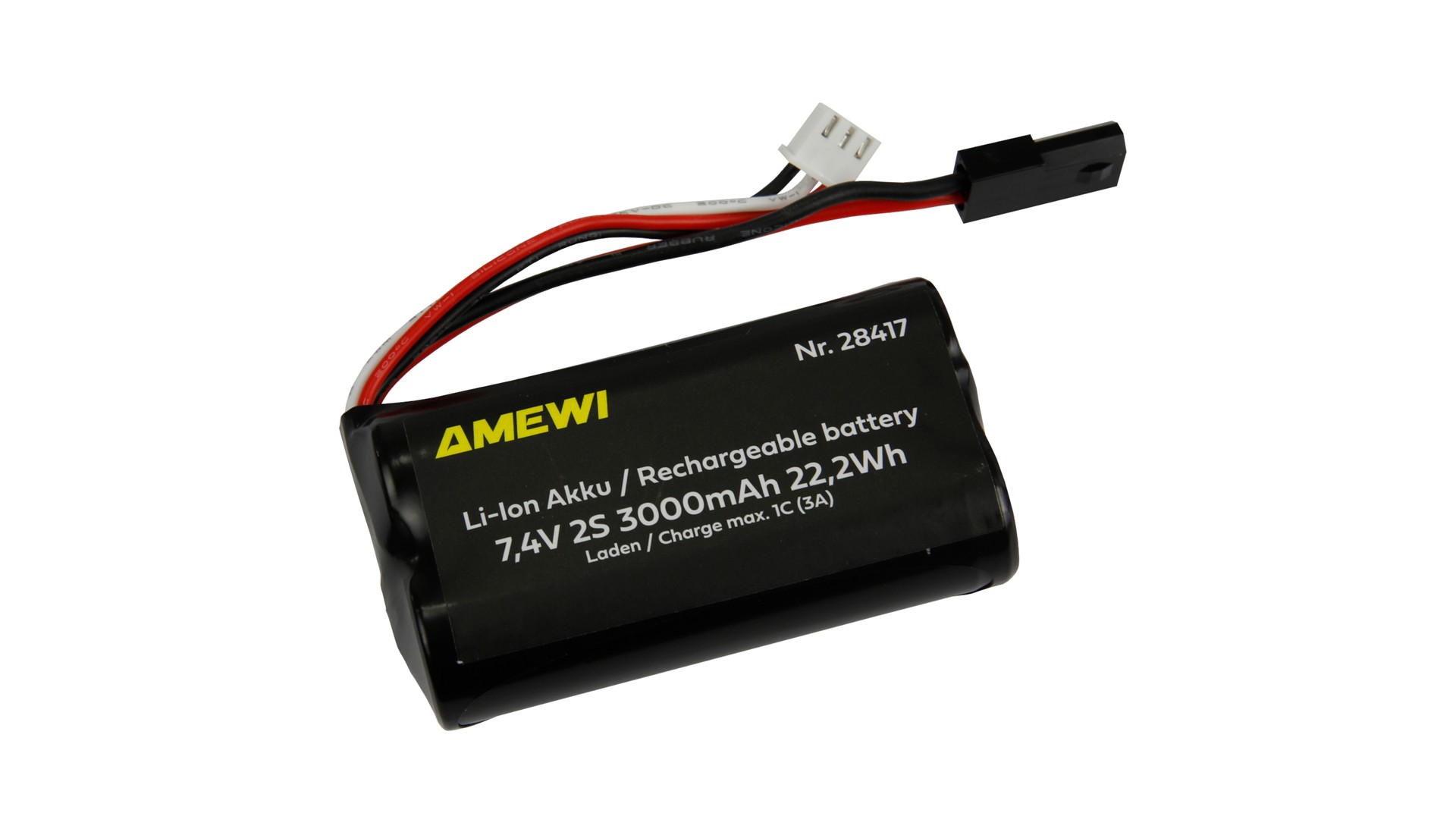 Amewi Li-Ion Akku 2S 7,4V 3000mAh 5600mAh Stecker 28417