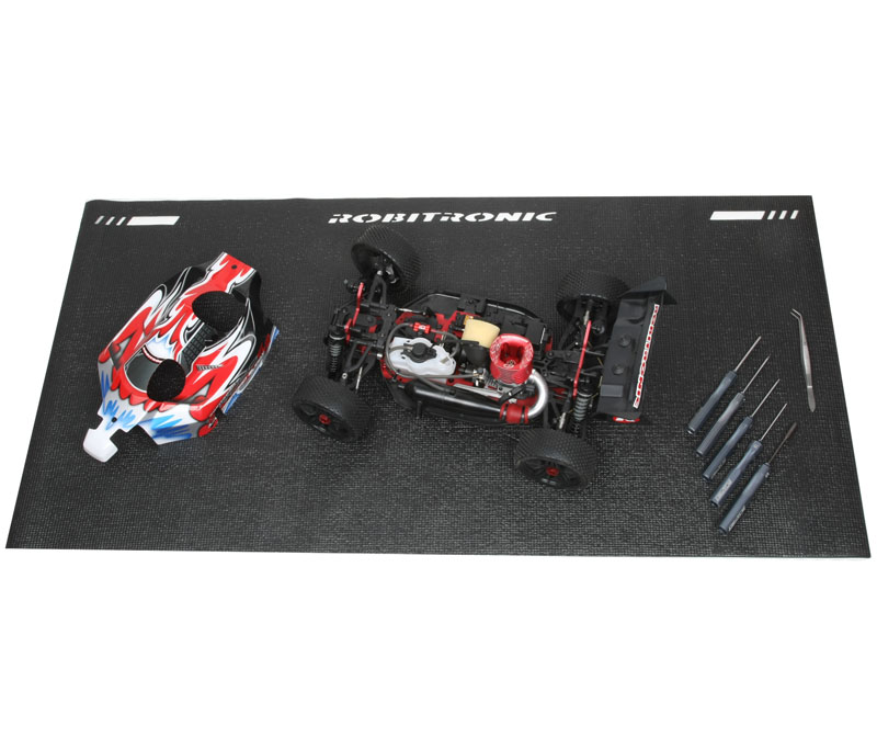 R13006 Pit Mat - Black Rack (60x120cm) Schraubermatte