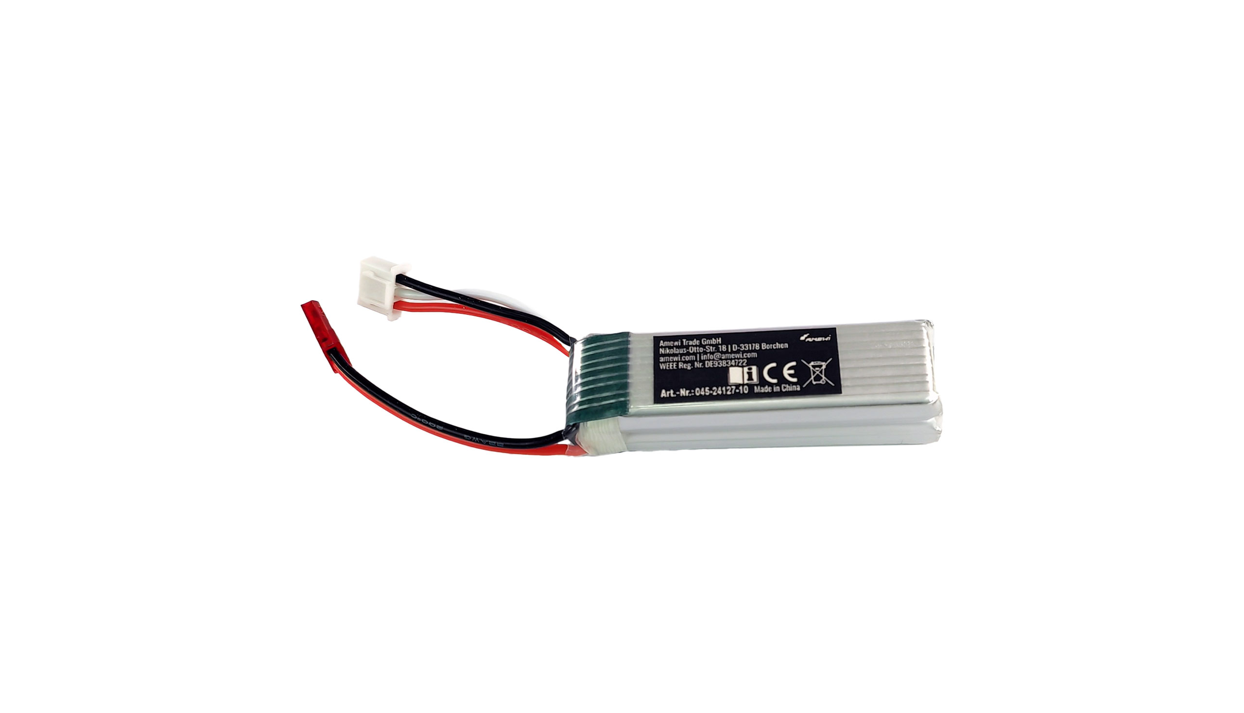 Amewi LiPo Akku 2S 7,4V 600mAh BEC 24127-10