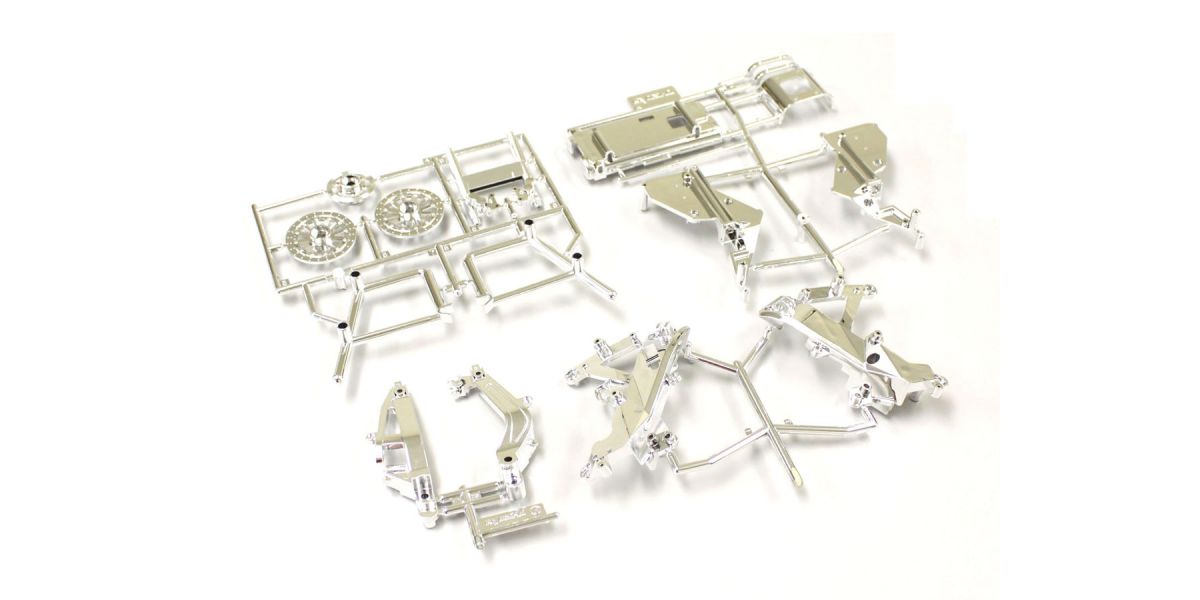 Kyosho Motorradahmen Verchromt Hanging-On Racer GPW13C
