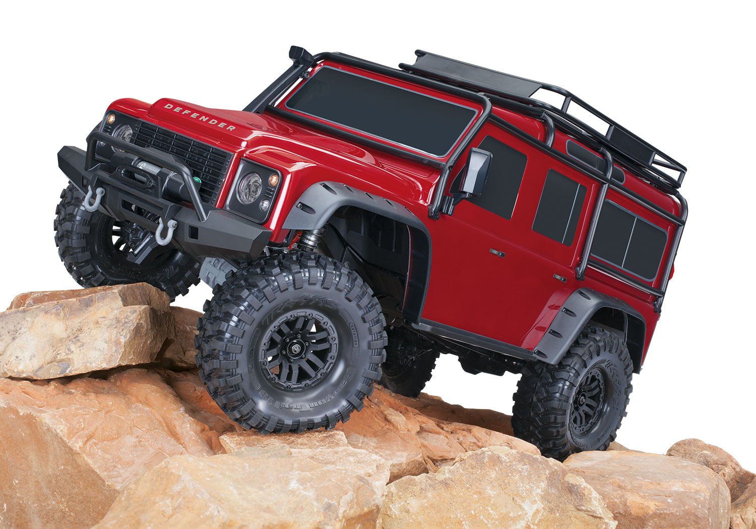 Traxxas TRX-4 Land Rover Defender Rot Clipless Crawler 82256-4 - Abbildung 6