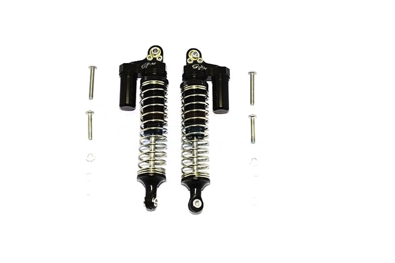 GPM L-Shape Dämpfer Aluminium schwarz v/h 92mm (2) für Element RC 1/10 Enduro Sendero Trail SCX2092FRLBKSB