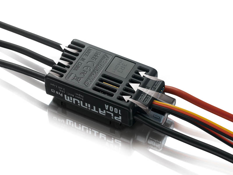 HW30203900 Platinum Pro 100A Regler V3 2-6s, 10A BEC