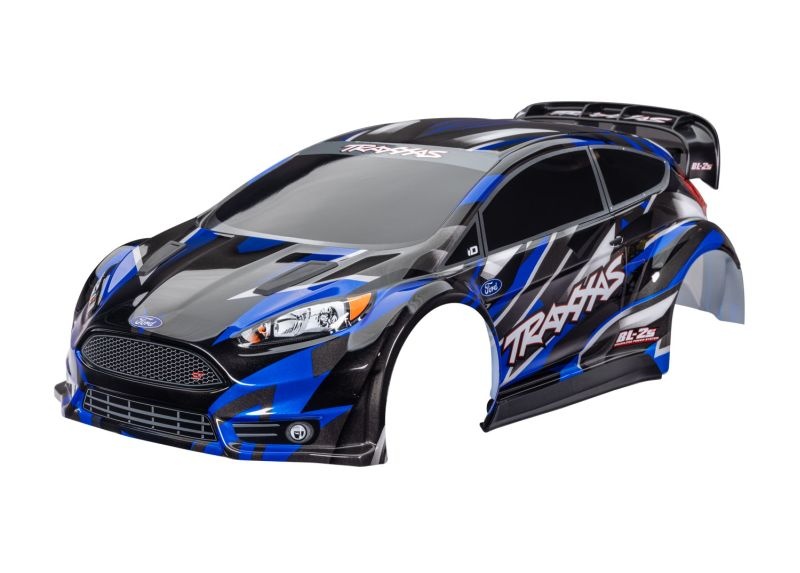 Traxxas Karosserie Ford Fiesta ST Rally blau Rally 7418-BLUE - Abbildung 1