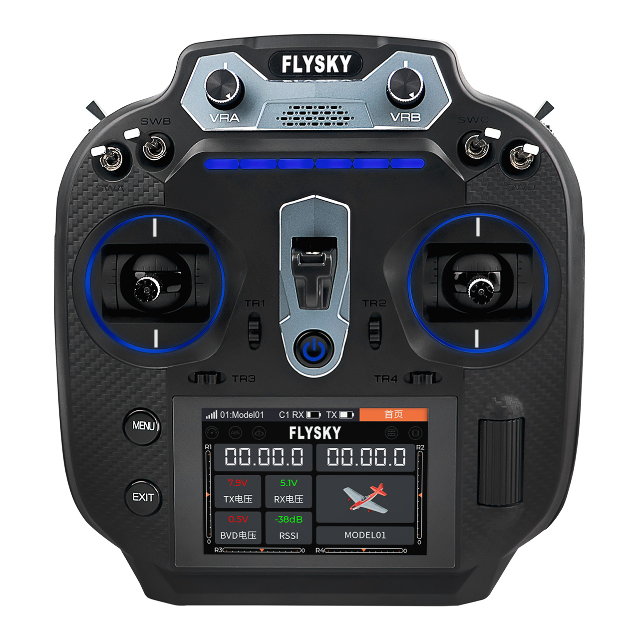 Flysky FS-ST16 Sender 16 Kanal ANT incl. Empfänger FS095 - Abbildung 1