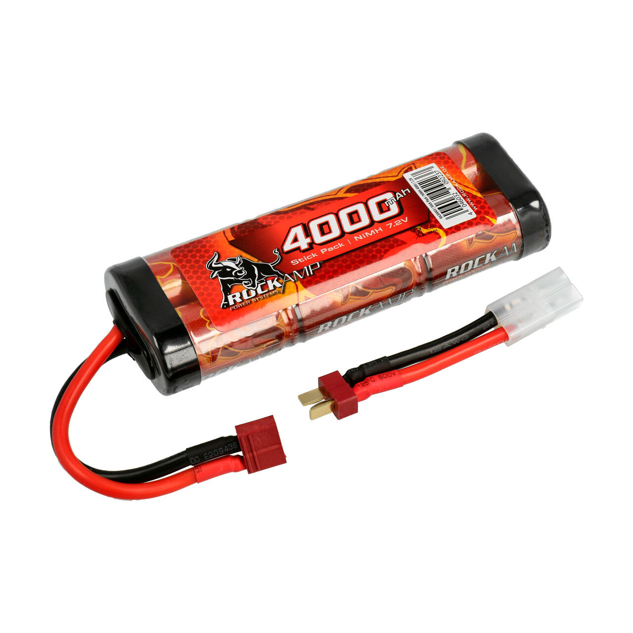 Robitronic NiMH Akku 4000mAh 7,2V Stick Pack T-Stecker & Tamiya RA30003