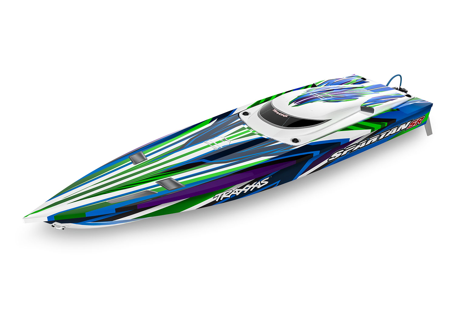 Traxxas SPARTAN SR Grün Brushless 36 Zoll Rennboot 103076-4 - Abbildung 1