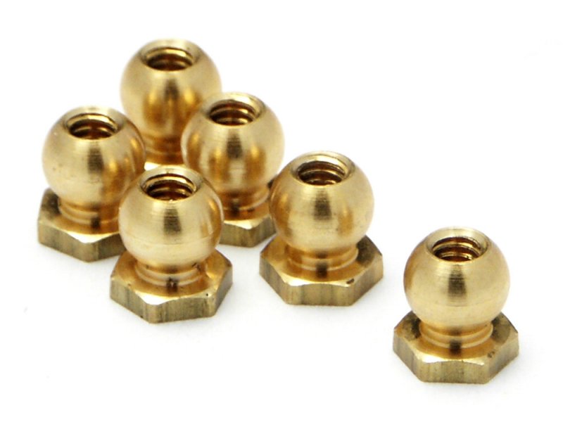 HPI Kugelmutter M2X3.8X4.5mm (6St) 72335 - Abbildung 1