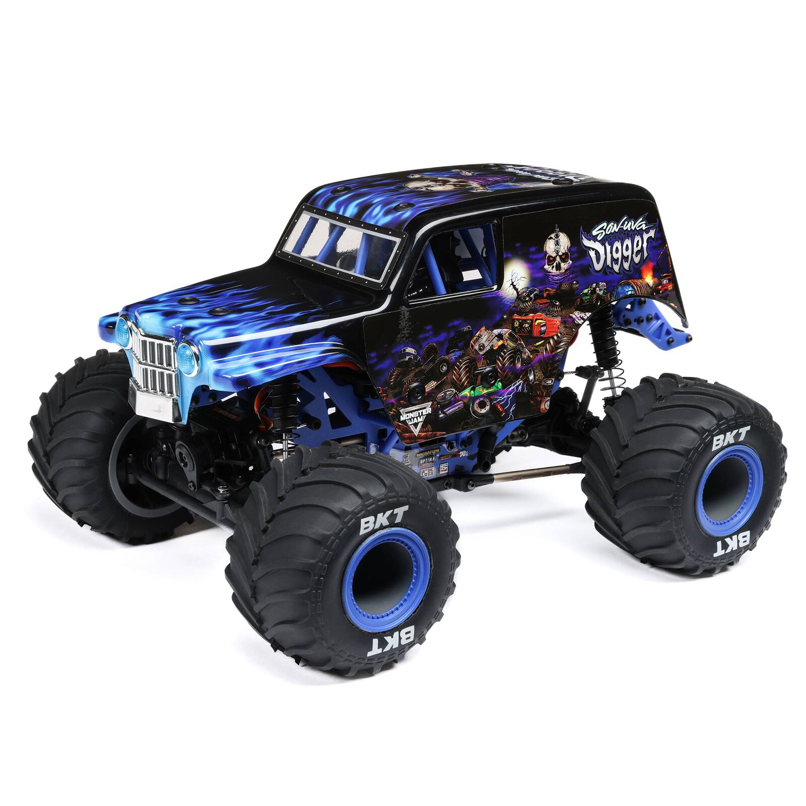 Losi Mini LMT Son Uva Digger 1/18 4WD Monster Truck LOS01026T2