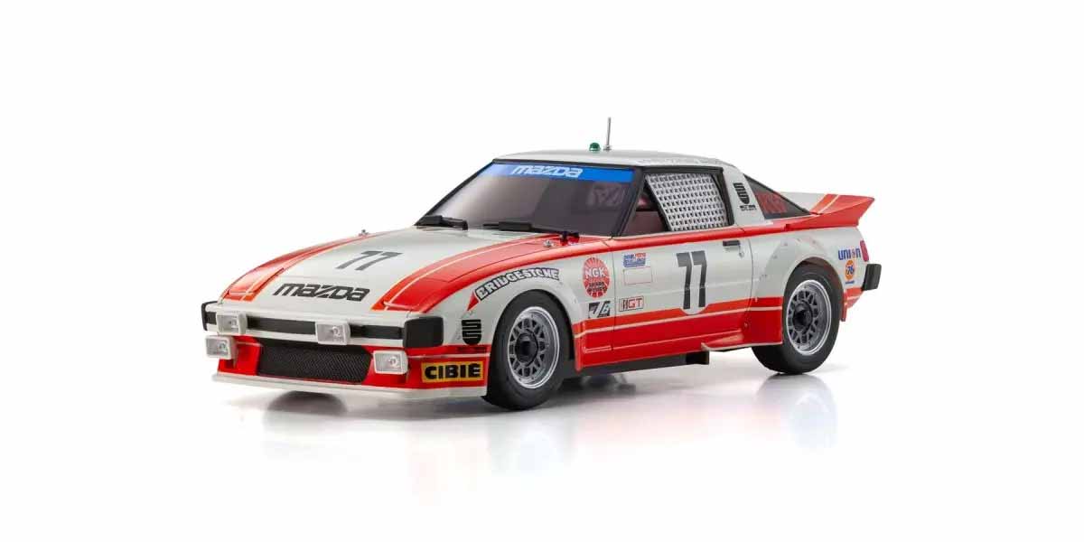 Kyosho Mini-Z MR04 RWD Mazda Savanna RX-7 Daytona'79 No.77 (N-MM2/KT) 32365R - Abbildung 1