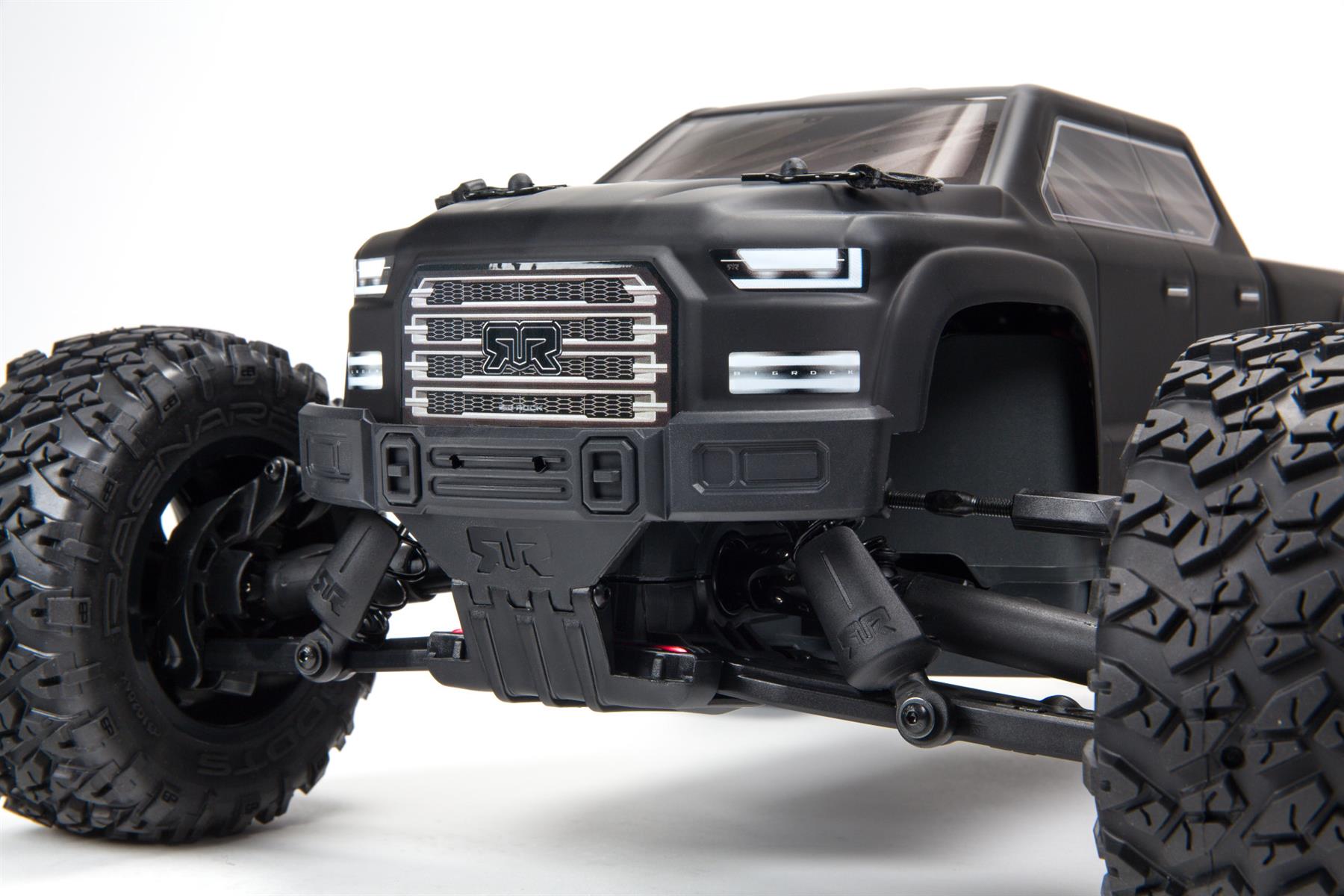 ARRMA 1/10 BIG ROCK 4X4 3S BLX Brushless Monster Truck RTR, Black ARA4312V3B