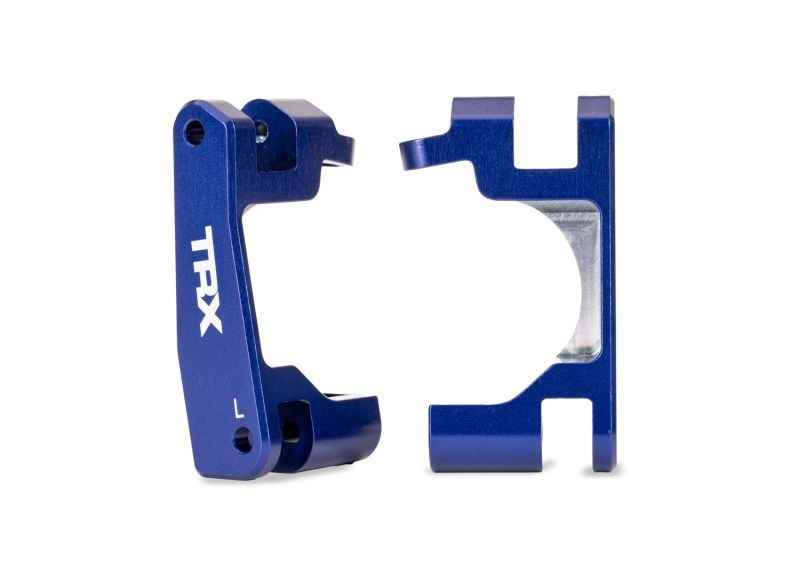 Traxxas Alu blau Caster Blocks l/r für 4x4 Modelle mit Extreme HD (TRX9080) 9063-BLUE