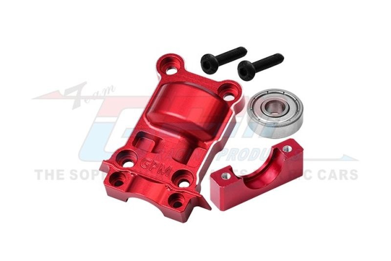 GPM Alu Getriebe-Abdeckung hinten rot TRX X-MAXX, XRT XRT038MNR