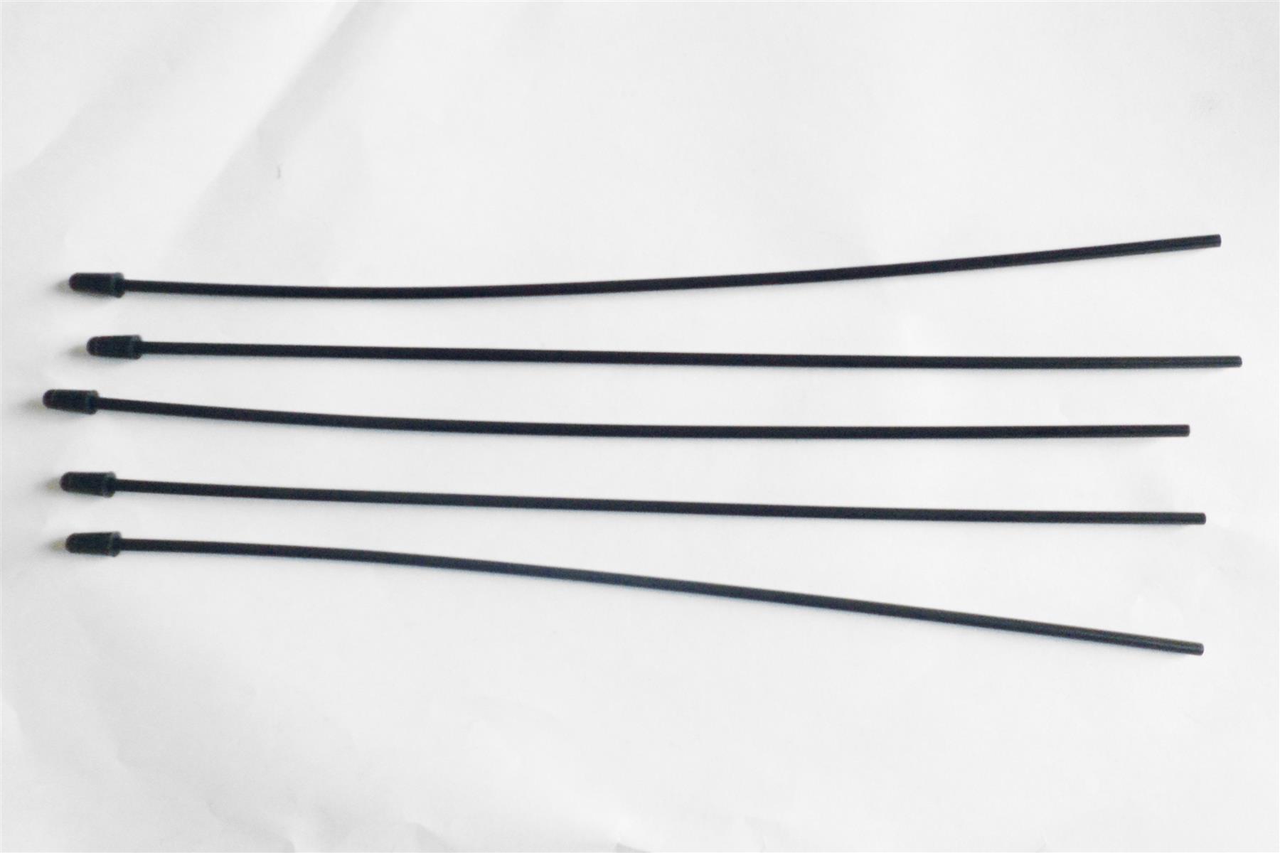 LRP Antennenrohr schwarz 3mm - 5 St. 134122