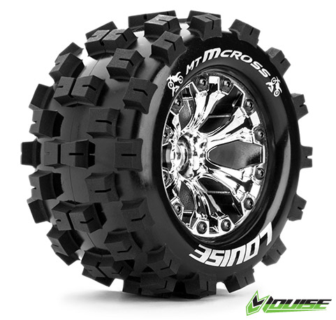 Louise Reifen mit Felgen MT-MCROSS 2,8 Chrome 0-Offset (2) L-T3274C