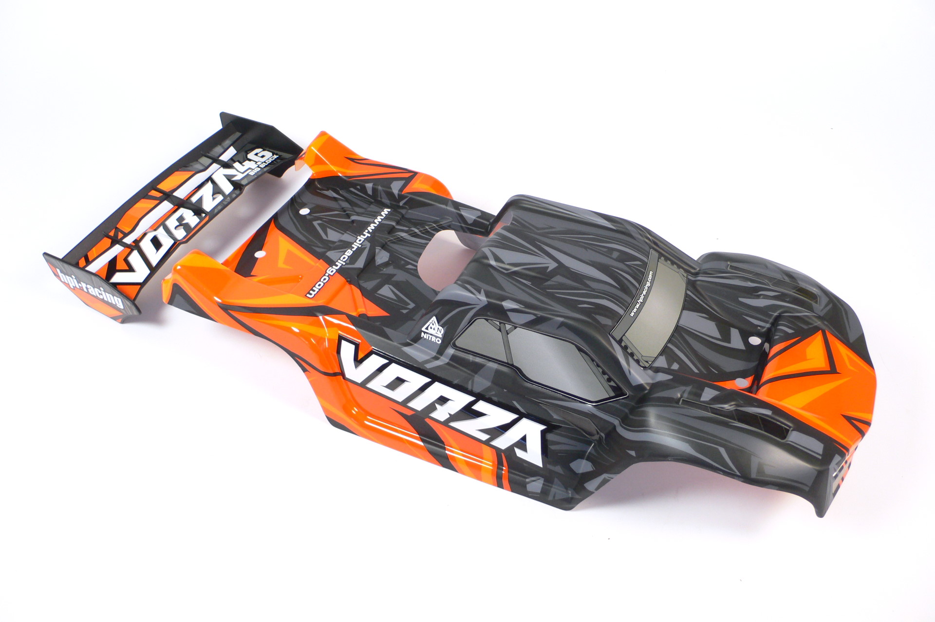 HPI Vorza Nitro Truggy Karosserie 1/8 Orange incl. Heckflügel