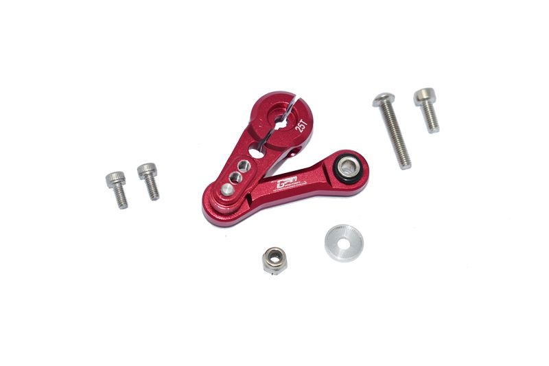 GPM Alu Servohorn 25T mit Lenkstange rot ARRMA Kraton, Outcast, Mojave, Notor, Infra, Limitl 6s MAK16025R