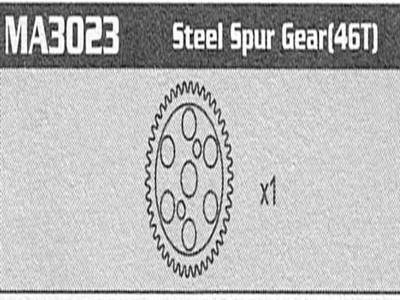 Amewi MA3023 Steel Spur Gear Raptor MA3023