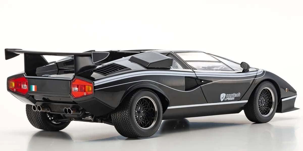 Kyosho 1:12 Lamborghini Countach LP500R 1982 Black 08617BK